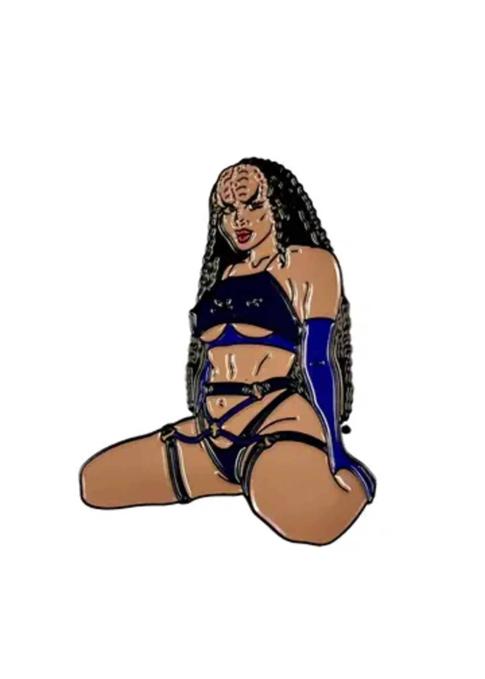 Geeky And Kinky Lady Krelik Enamel Pin