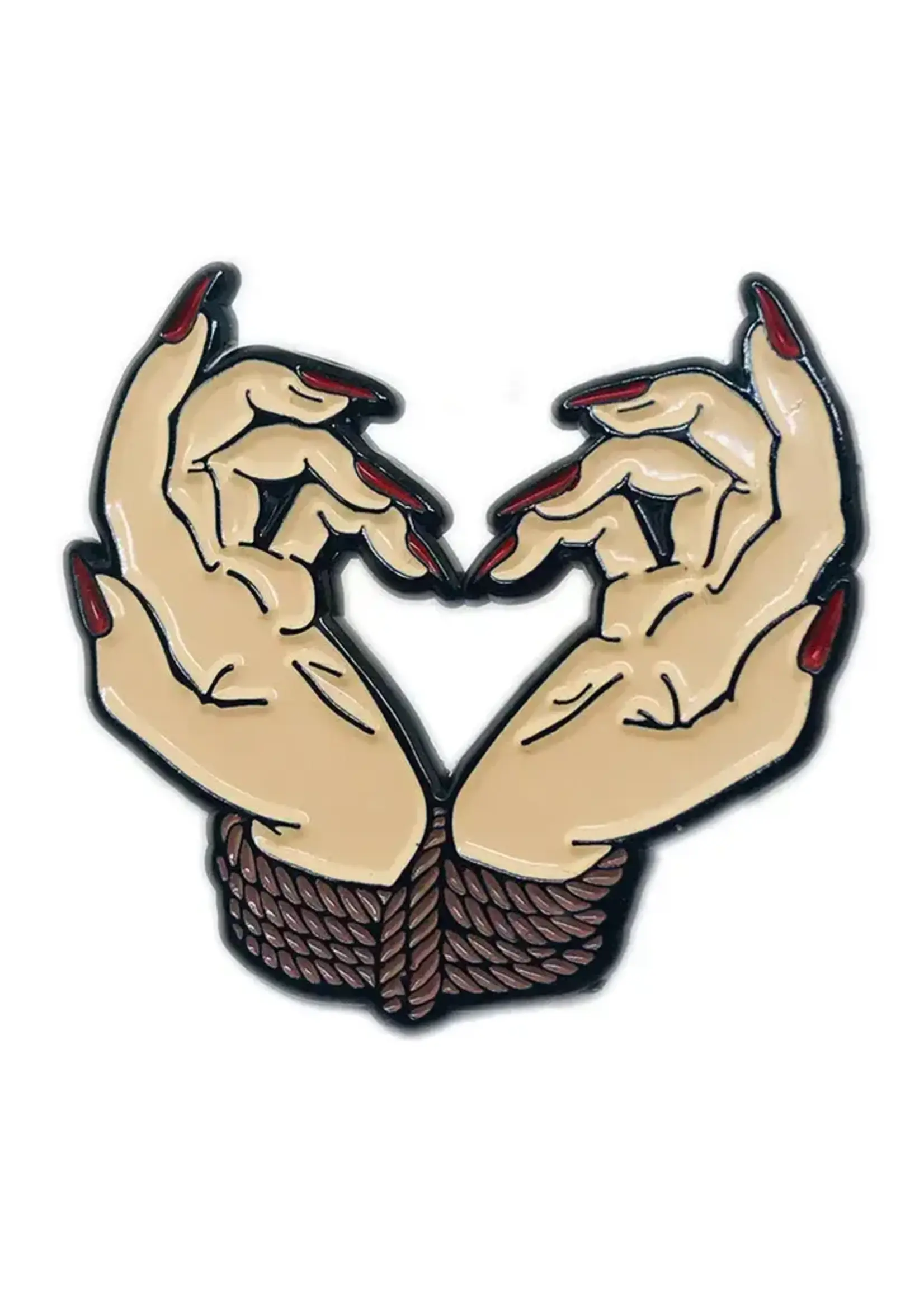 Geeky And Kinky Bound by Love Enamel Pin