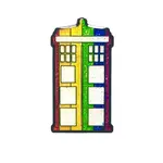 Geeky And Kinky Who Time Traveler Pride Enamel Pin