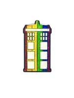 Geeky And Kinky Time Travler Pride Enamel Pin