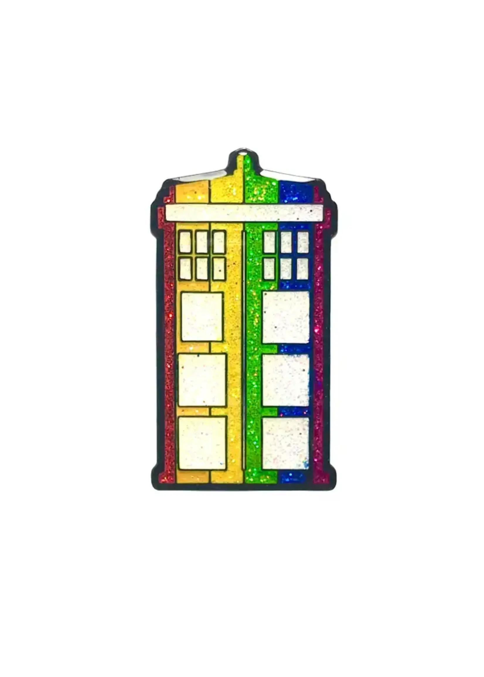 Geeky And Kinky Time Travler Pride Enamel Pin