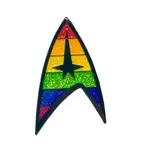 Geeky And Kinky Trek Federation Pride Enamel Pin