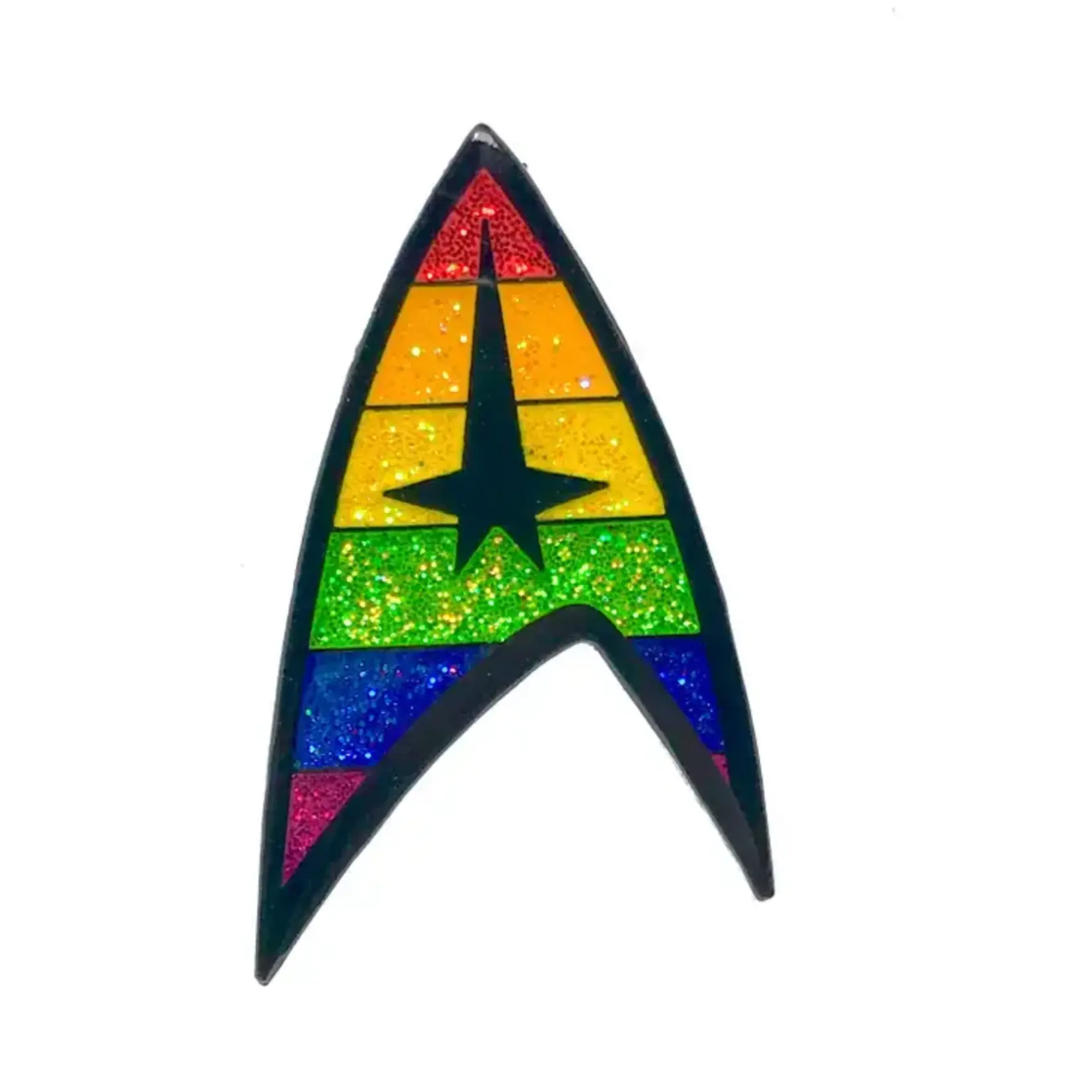 Geeky And Kinky Federation Pride Enamel Pin