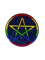 Geeky And Kinky Pride Pentagram Enamel Pin