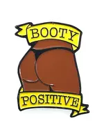 Geeky And Kinky Booty Positive (Chocolate) Enamel Pin