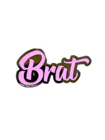Geeky And Kinky Brat Enamel Pin