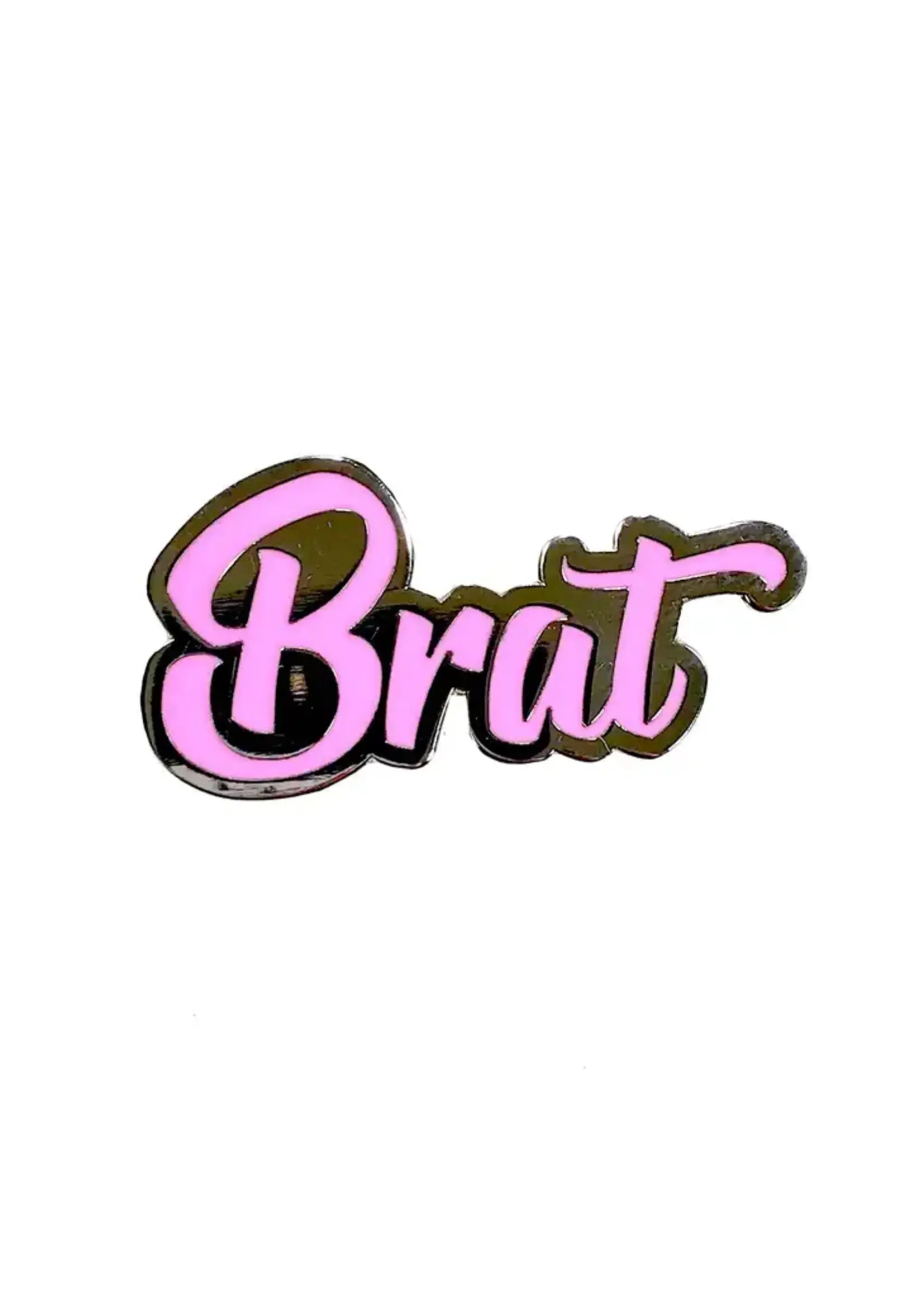 Geeky And Kinky Brat Enamel Pin