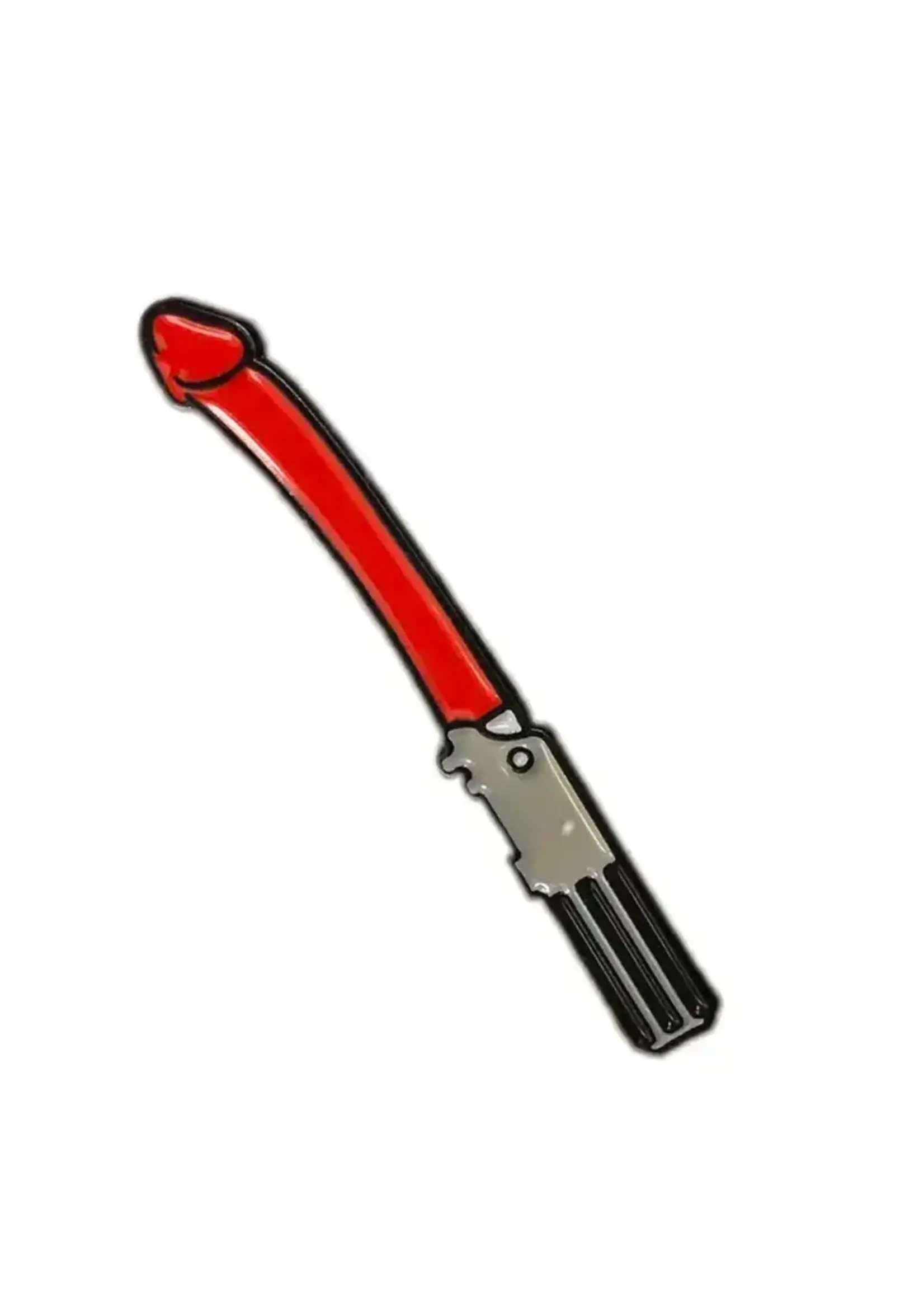 Geeky And Kinky Dick Saber Enamel Pin