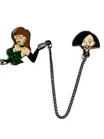 Geeky And Kinky Mistress D and Submissive J Enamel Pin