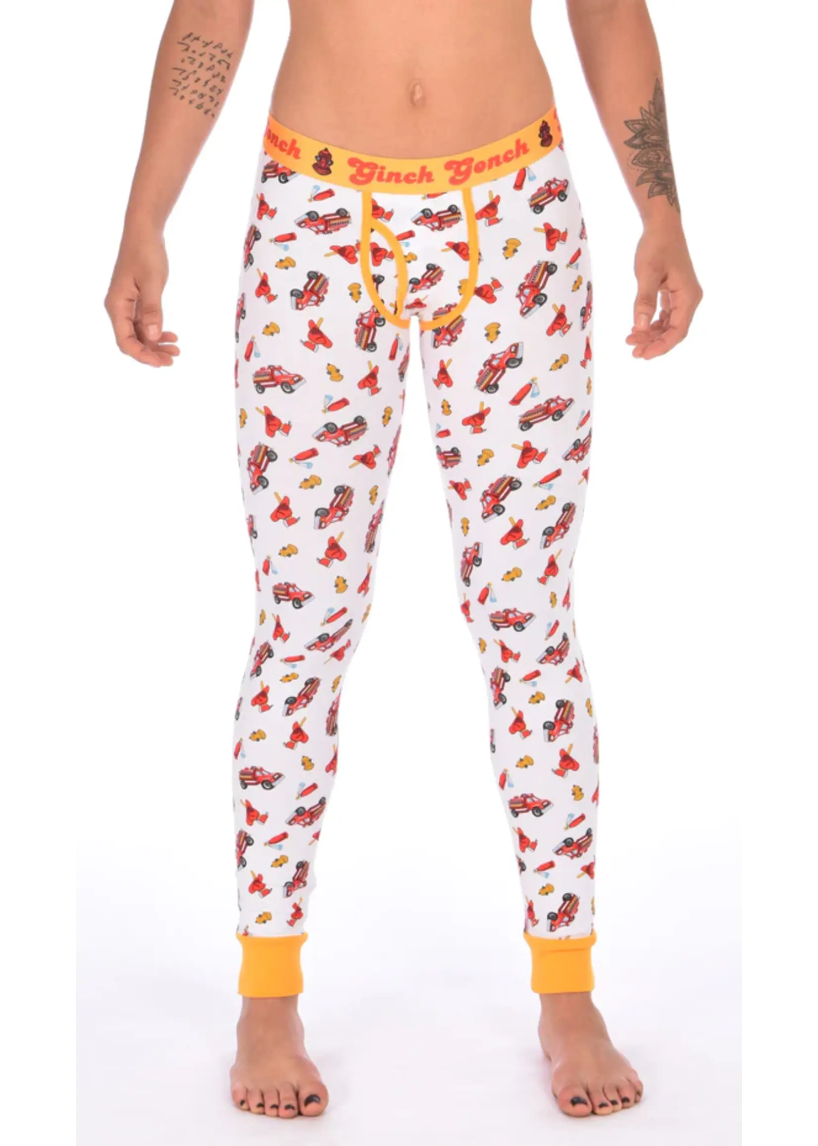 Ginch Gonch GG Fire Fighters Leggings  MED