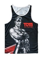 Kweer Cards/Peachy Kings Tom of Finland LEATHER STUD Mesh Tanks