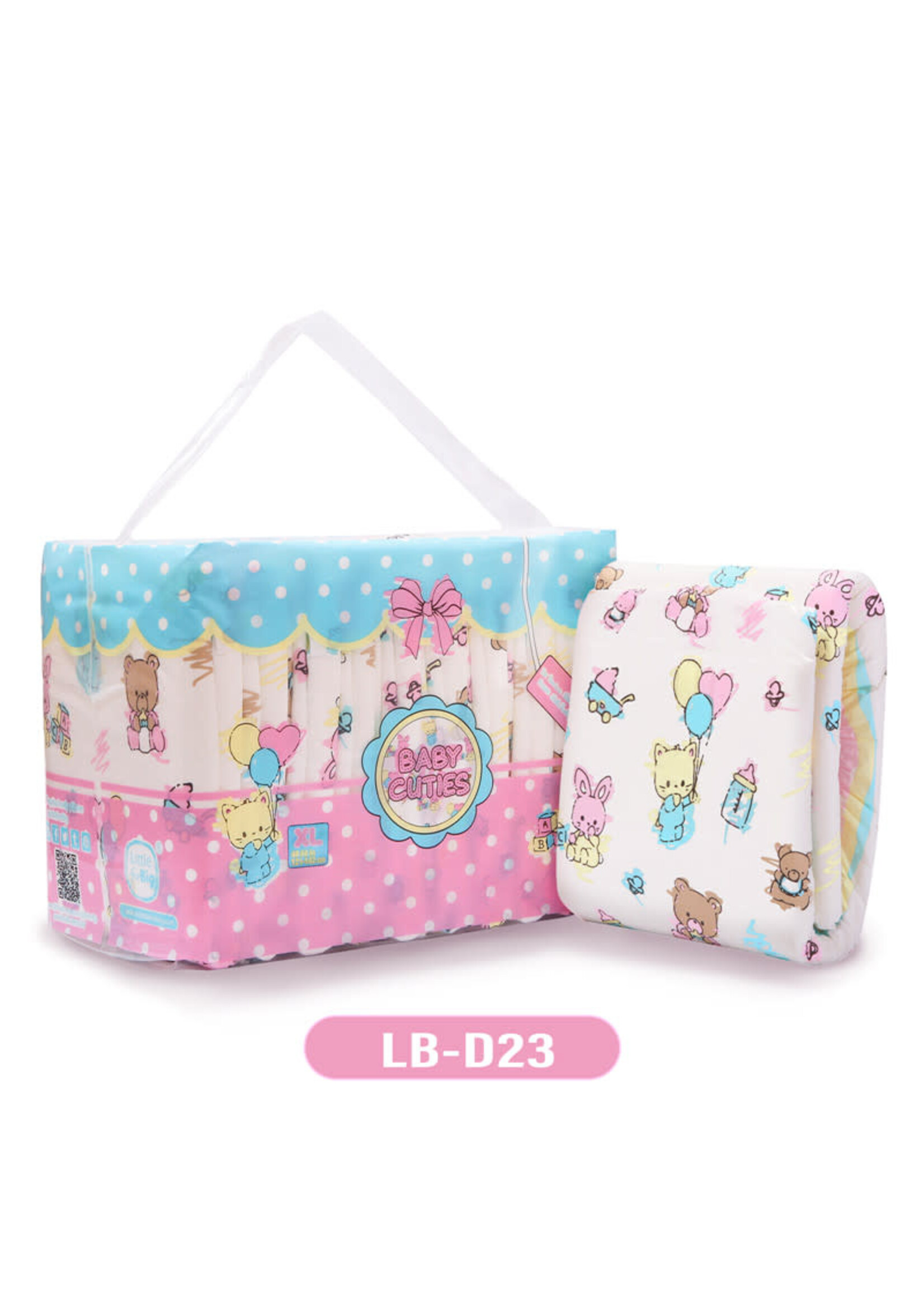 LittleForBig Baby Cuties Adult Diapers (10pieces/BAG)