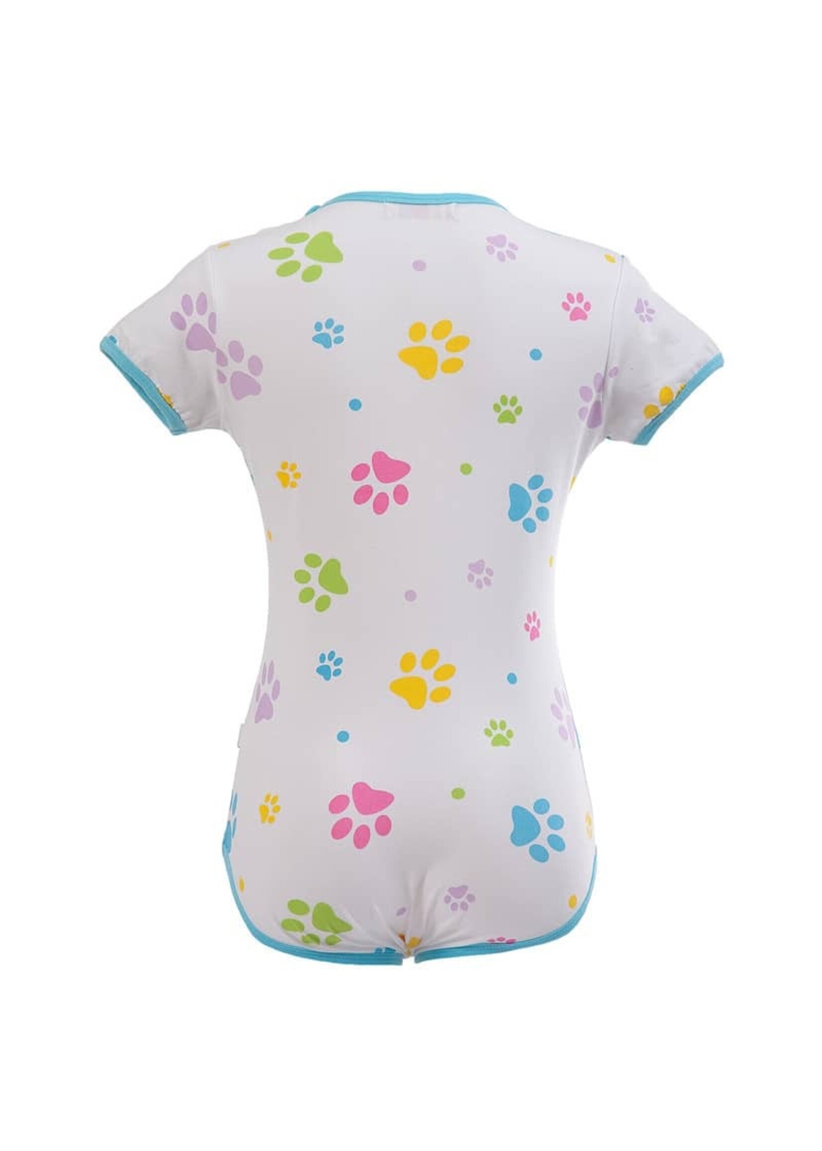 LittleForBig Baby Paws Onesie Bodysuit Blue
