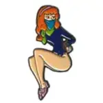 Geeky And Kinky The Red Headed Goddess Enamel Pin