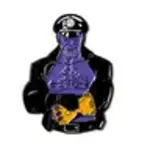 Geeky And Kinky Mad Titan Leather Daddy Enamel Pin