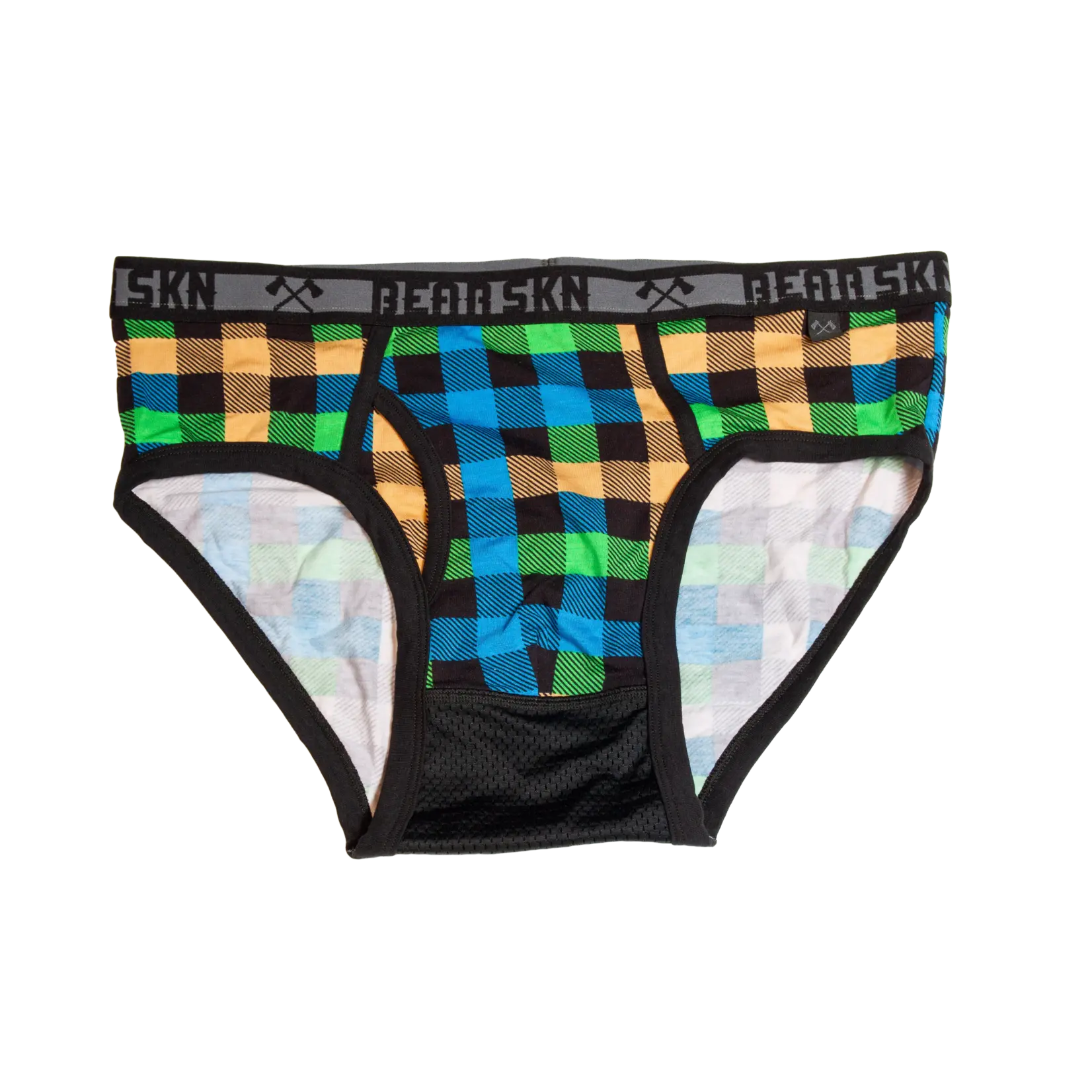 Bear Skn BearSkn Briefs -Sand Blue Backwoods -4XL