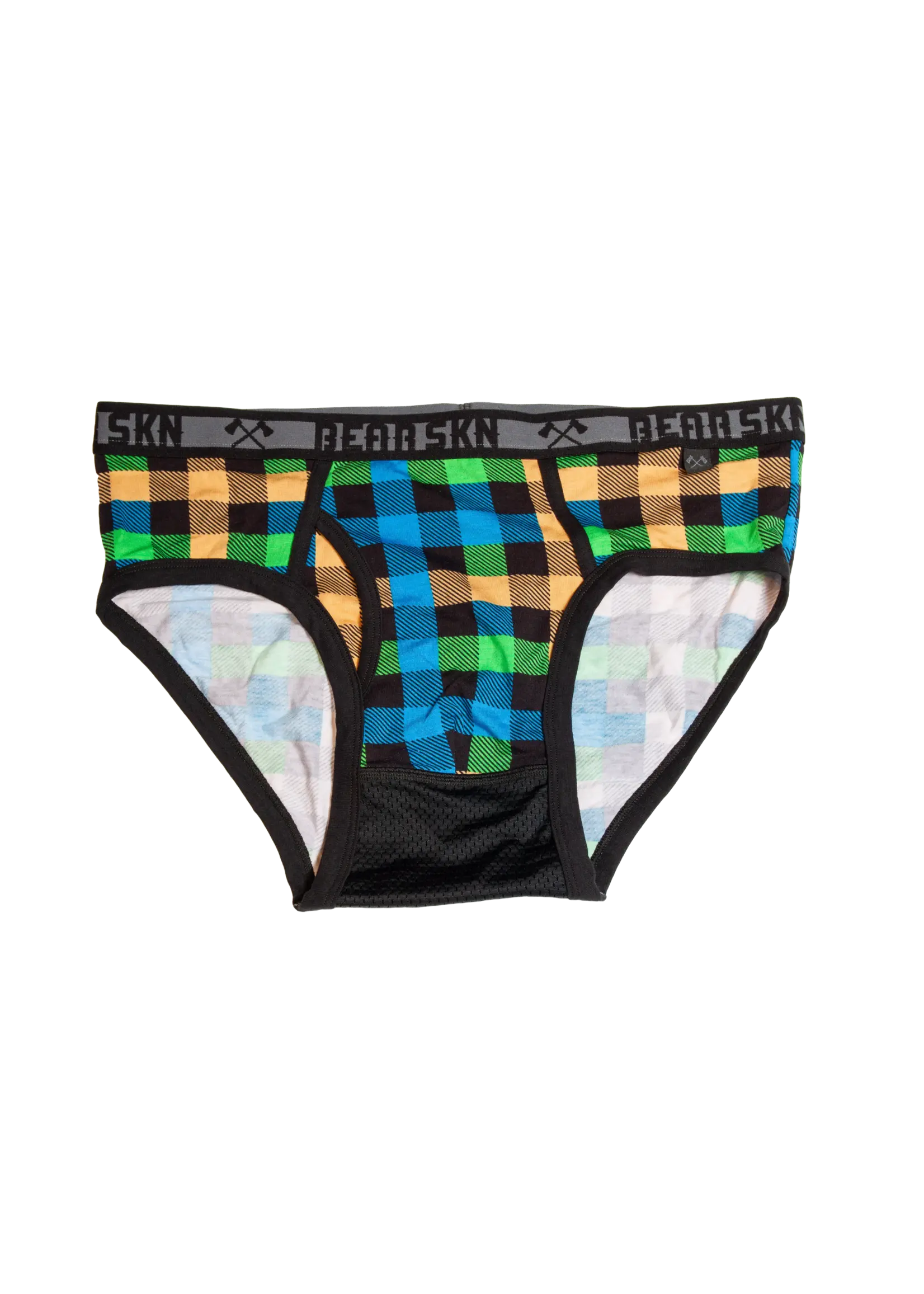 Bear Skn BearSkn Briefs -Sand Blue Backwoods -4XL