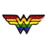 Geeky And Kinky Amazon Pride Pin