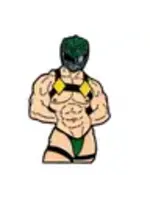 Geeky And Kinky Green Dragon Guy Enamel Pin