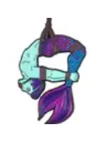 Geeky And Kinky Mermaid (Blue) Enamel Pin