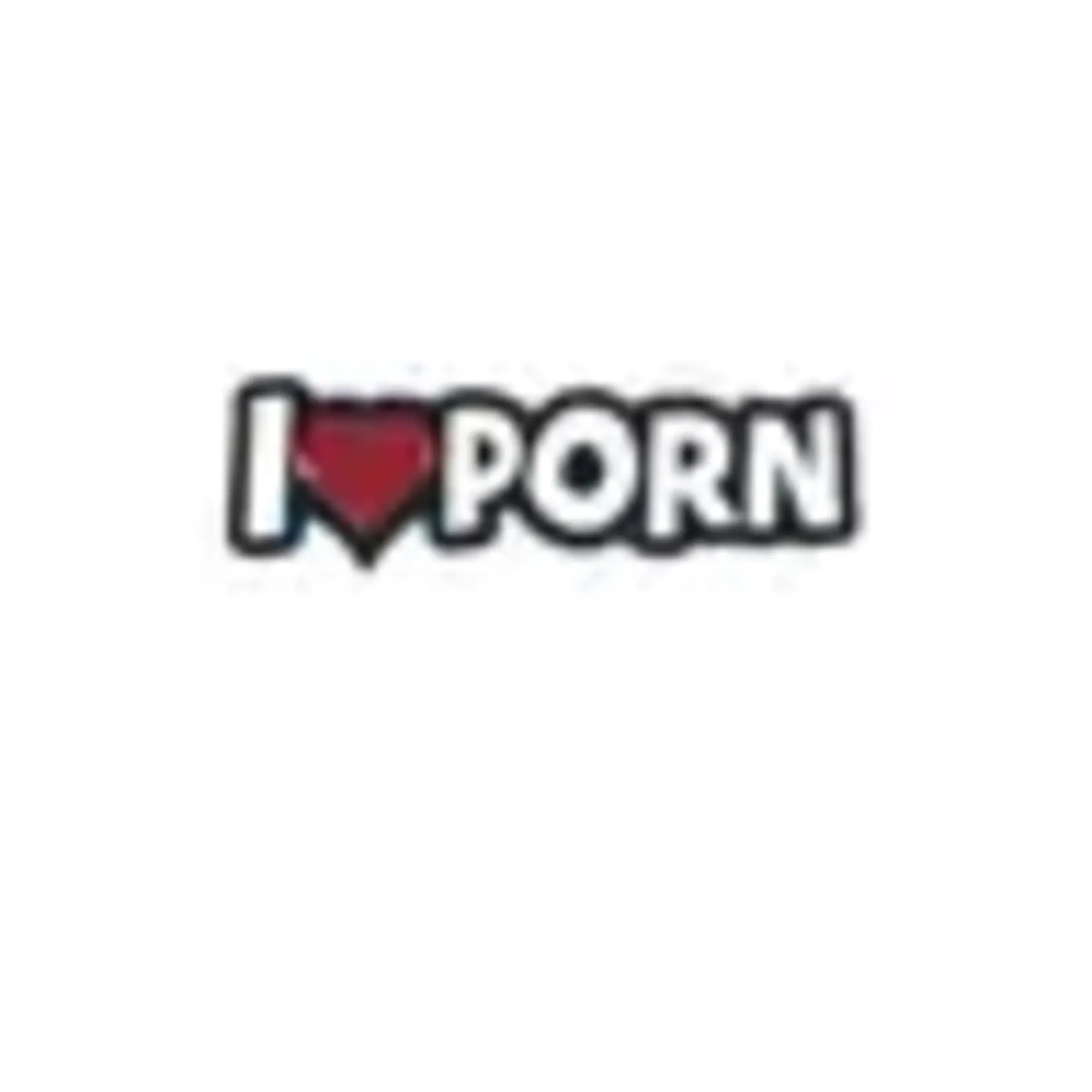 Geeky And Kinky I Heart Porn Enamel Pin