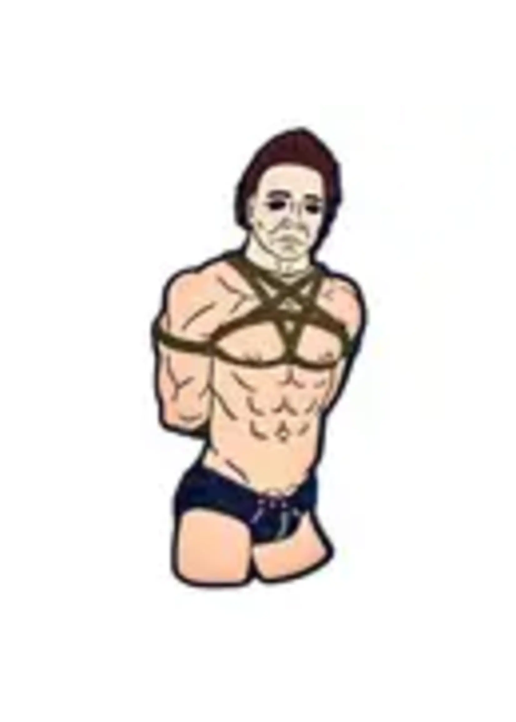 Geeky And Kinky Mike Miguel Enamel Pin