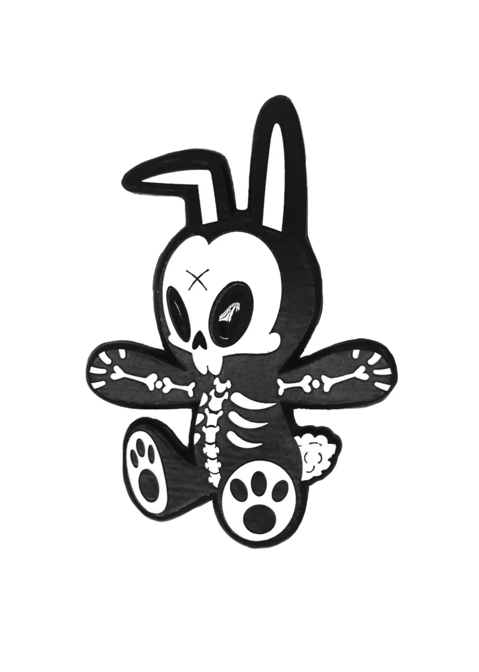 vampirefreaks R.I.P. Rabbit Enamel Pin