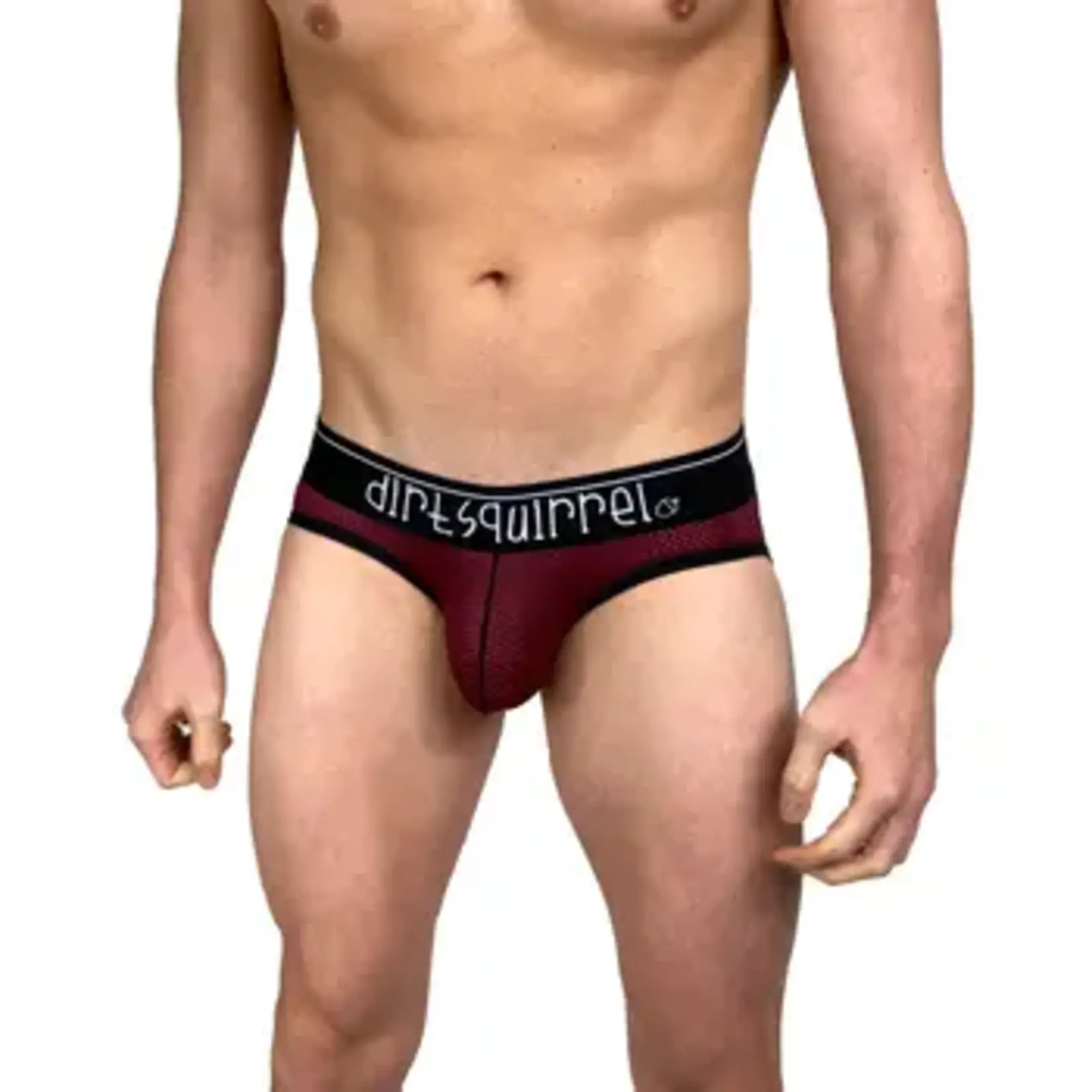 Dirt Squirrel Apparel Syrah Red Mesh Jock