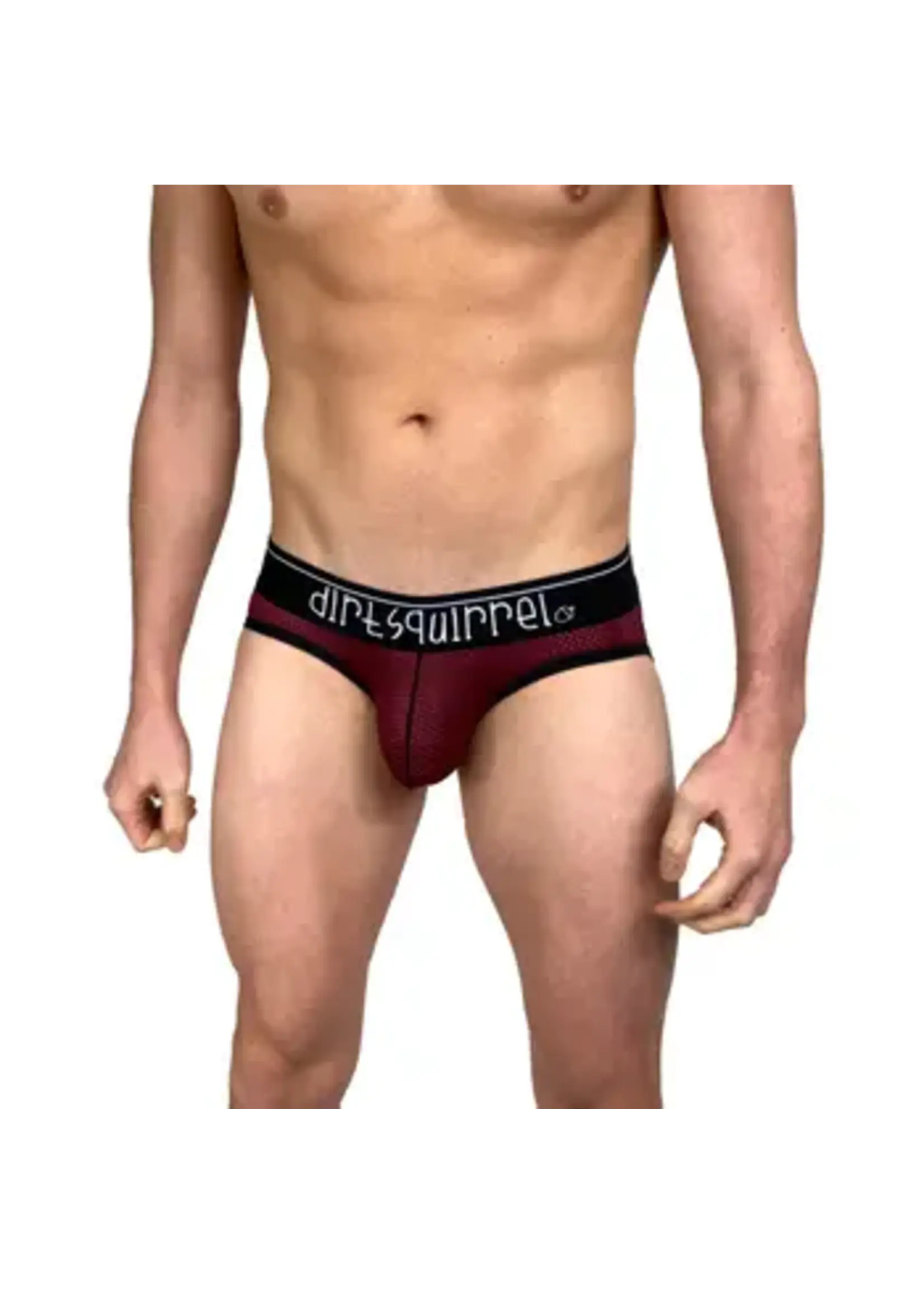 Dirt Squirrel Apparel Syrah Red Mesh Jock