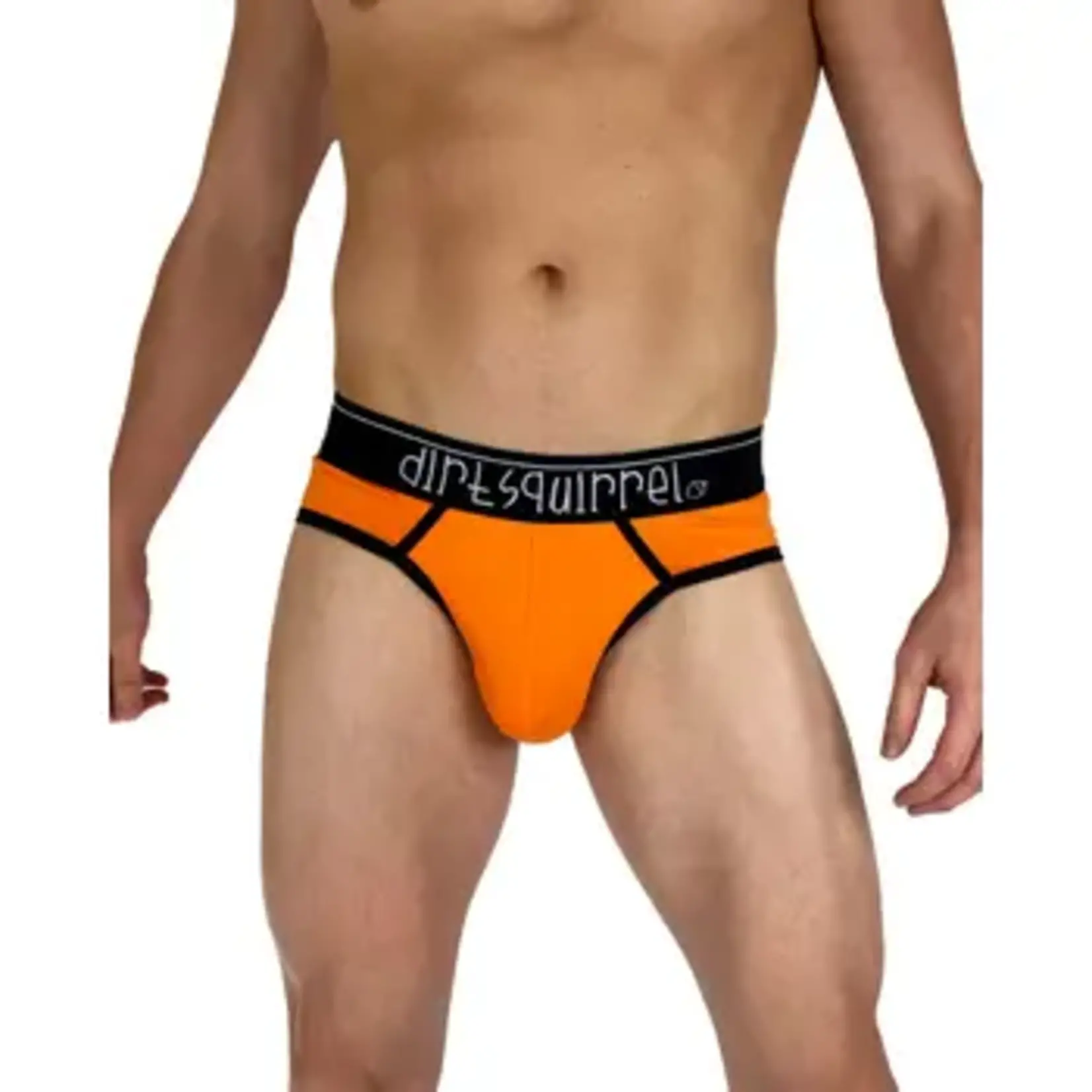 Dirt Squirrel Apparel Tangerine Orange Bamboo Brief