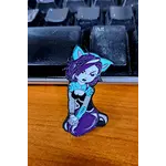 vampirefreaks Cyber Kitty Enamel Pin