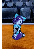 vampirefreaks Cyber Kitty Enamel Pin