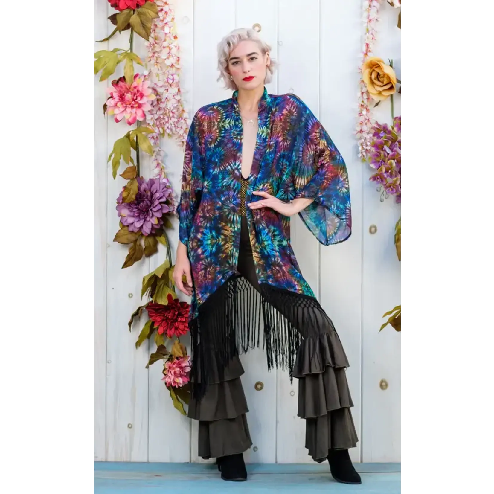 Warrior Within Designs Coral Swirl Kimono