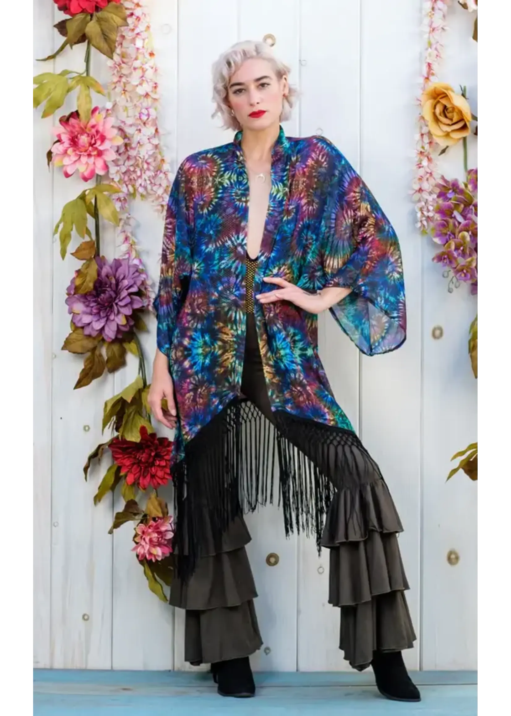 Warrior Within Designs Coral Swirl Kimono