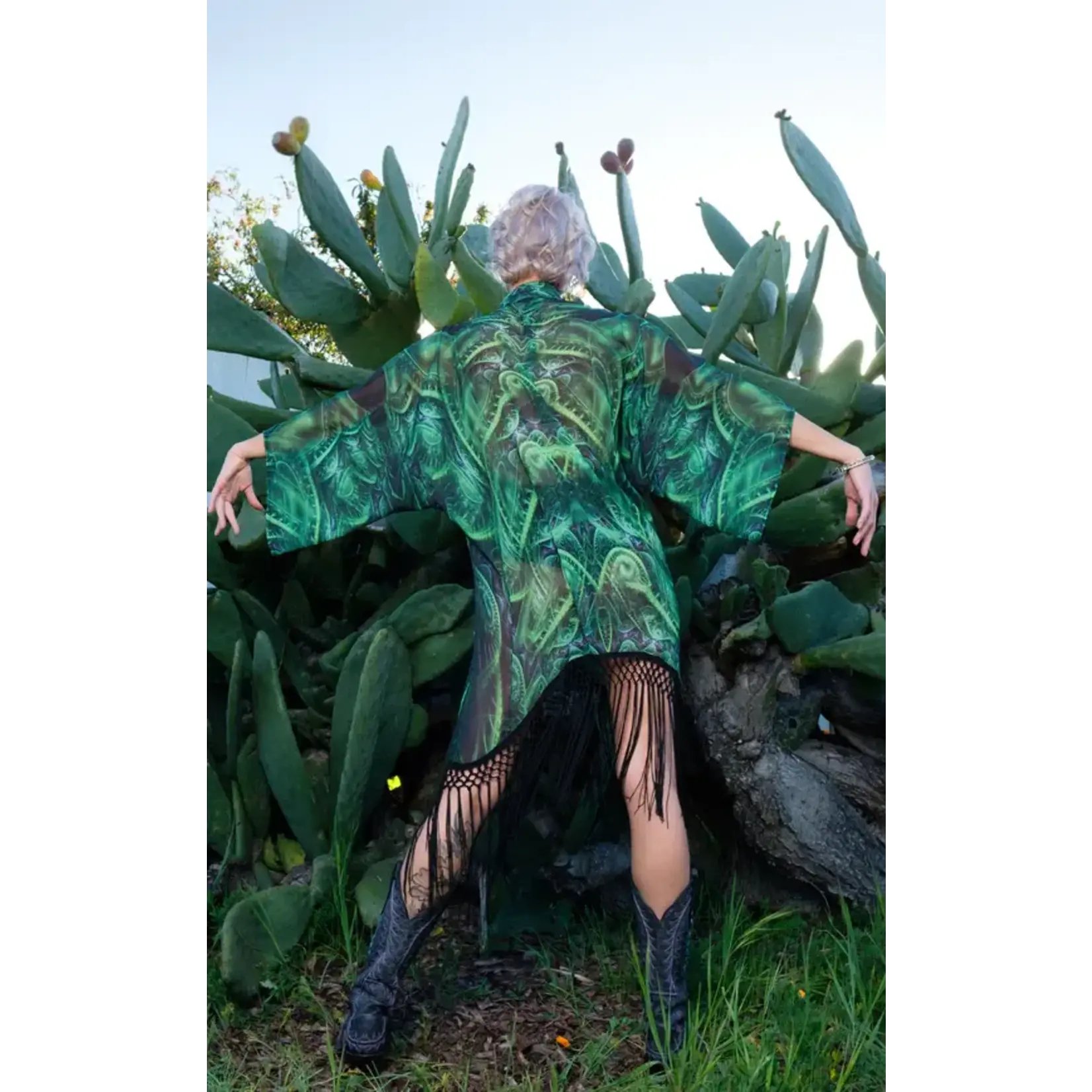 Warrior Within Designs Johnathan Singer Kimono - "Dragon's Lair II"