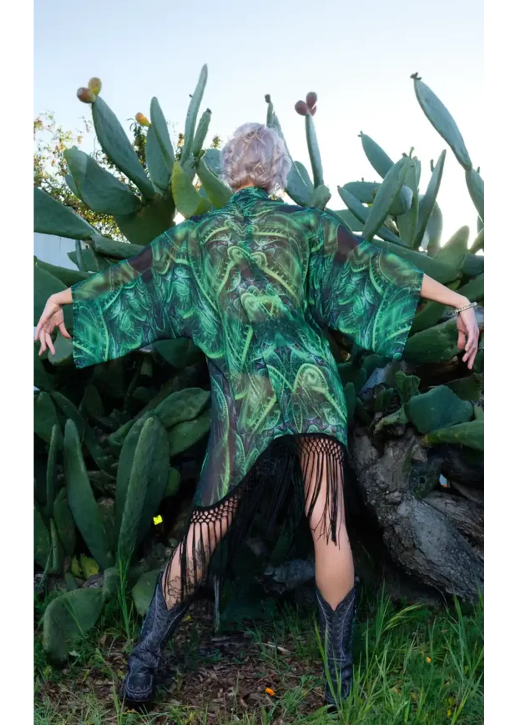 Warrior Within Designs Johnathan Singer Kimono - "Dragon's Lair II"