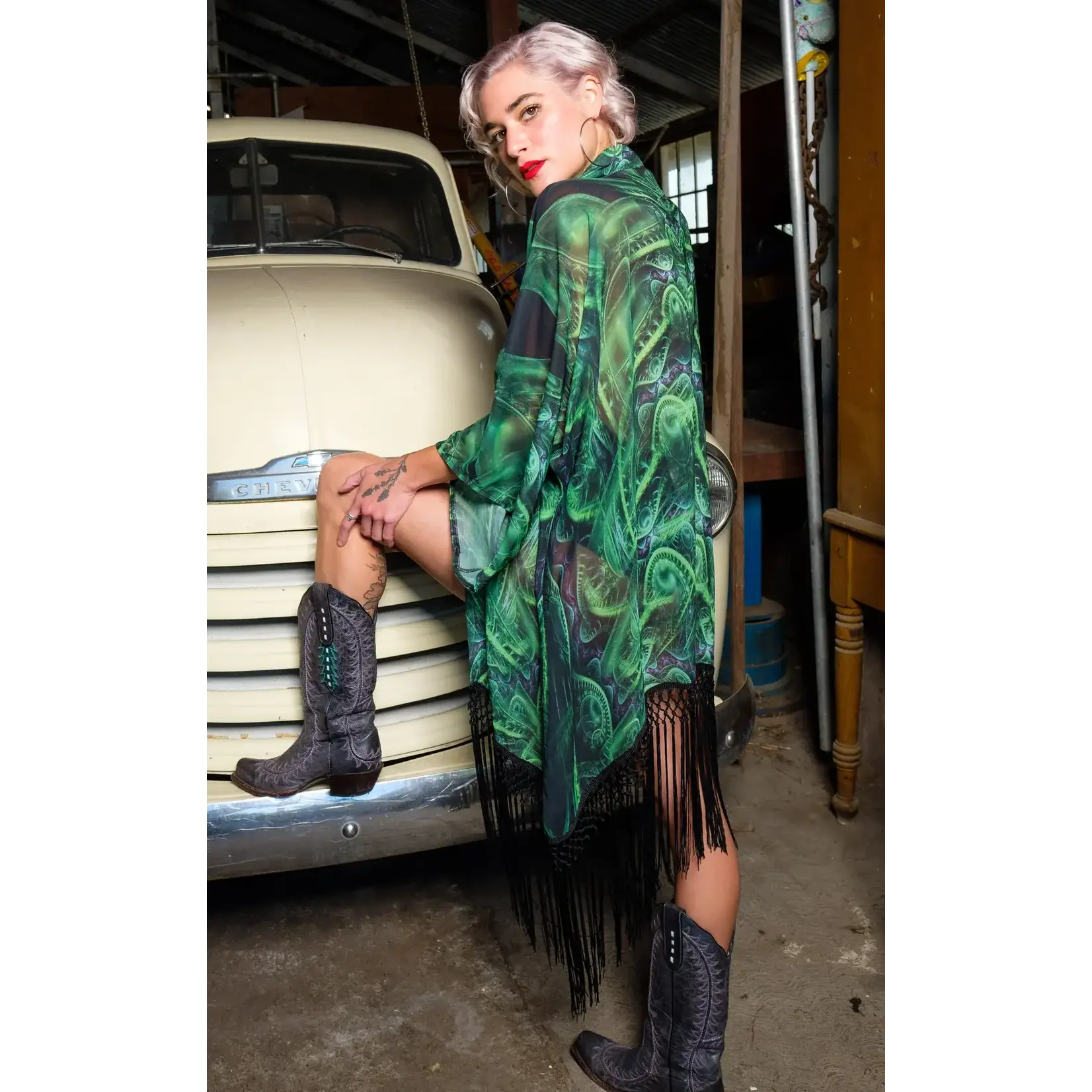 Warrior Within Designs Johnathan Singer Kimono - "Dragon's Lair II"