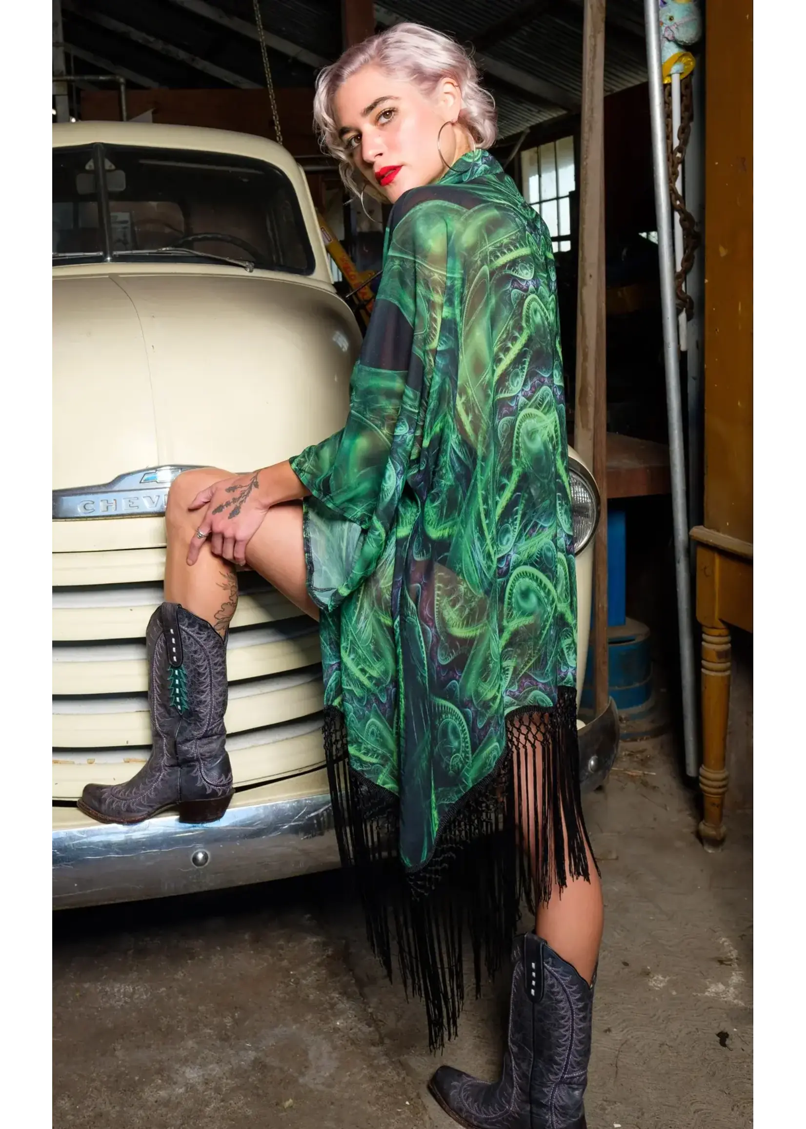 Warrior Within Designs Johnathan Singer Kimono - "Dragon's Lair II"