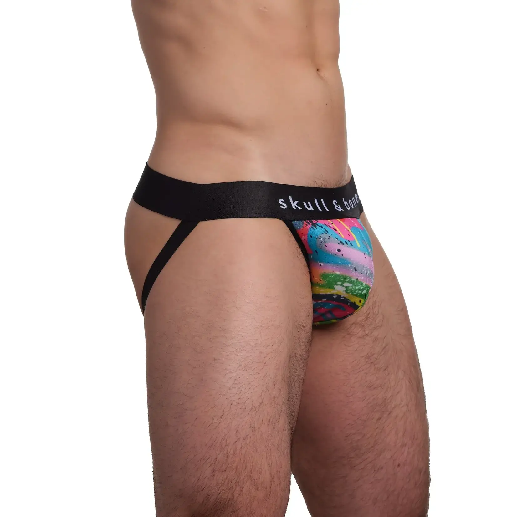 Skull & Bones Drip Neon Swirl