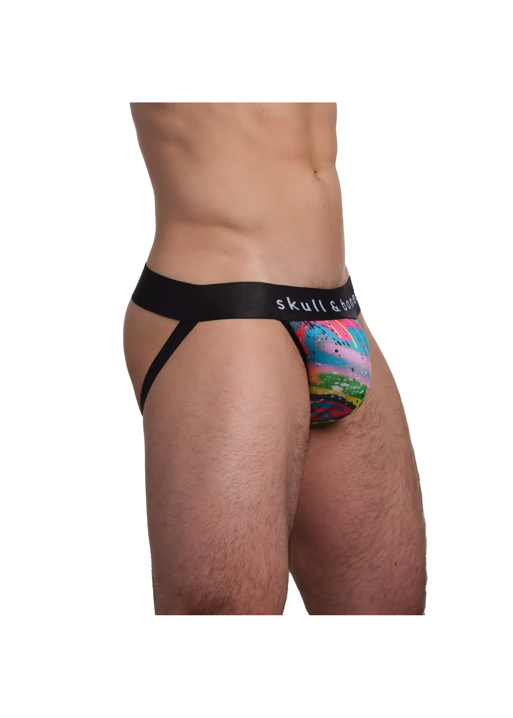 Skull & Bones Drip Neon Swirl