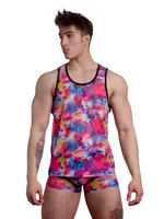 Skull & Bones Neon Powder Mesh Tank