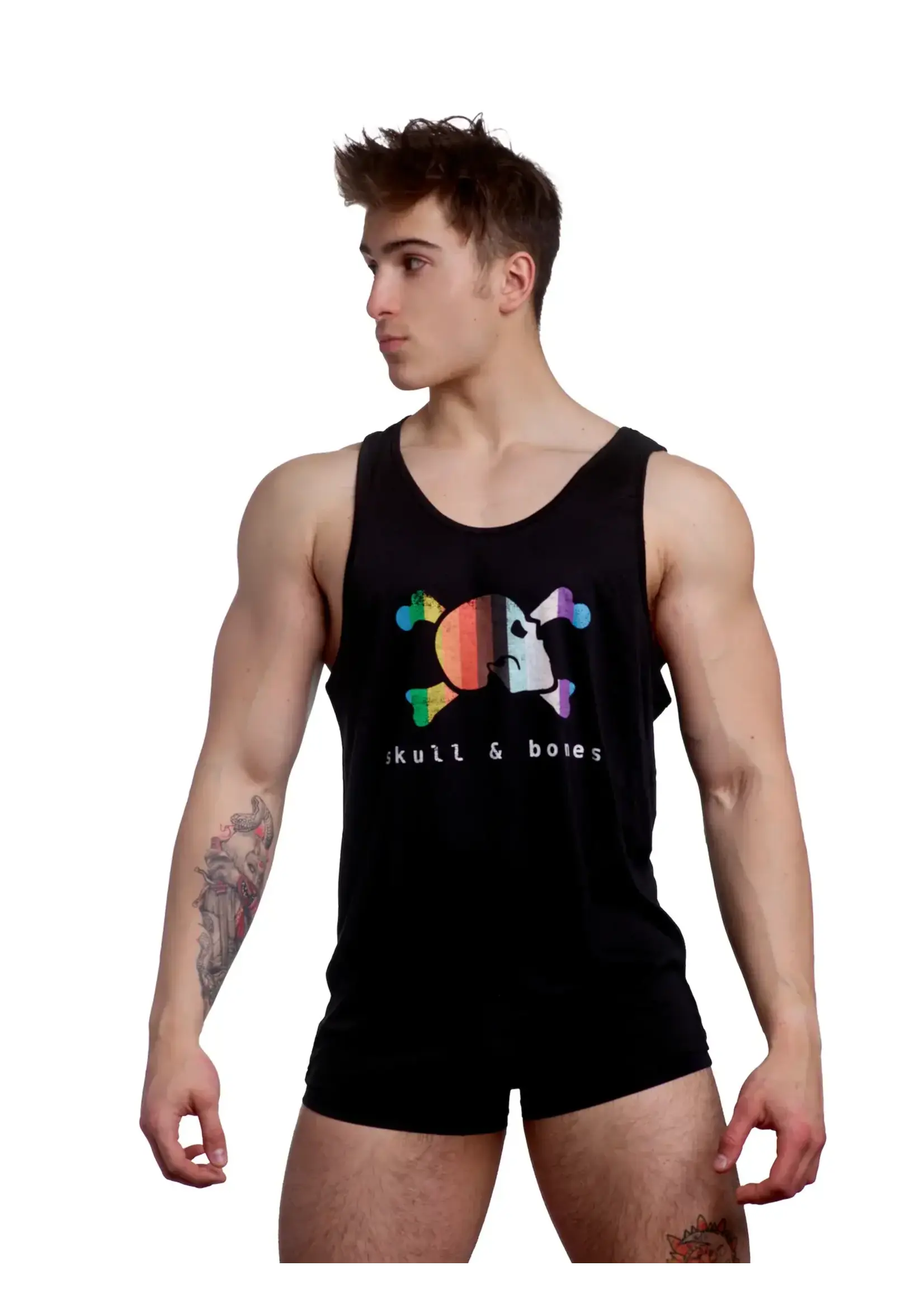 Skull & Bones PRIDE Logo Tank