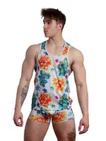 Skull & Bones Floral Optic White Tank