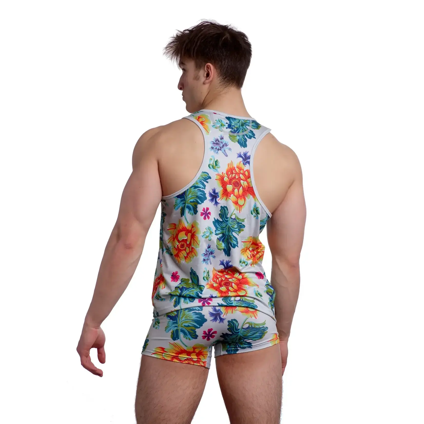 Skull & Bones Floral Optic White Tank