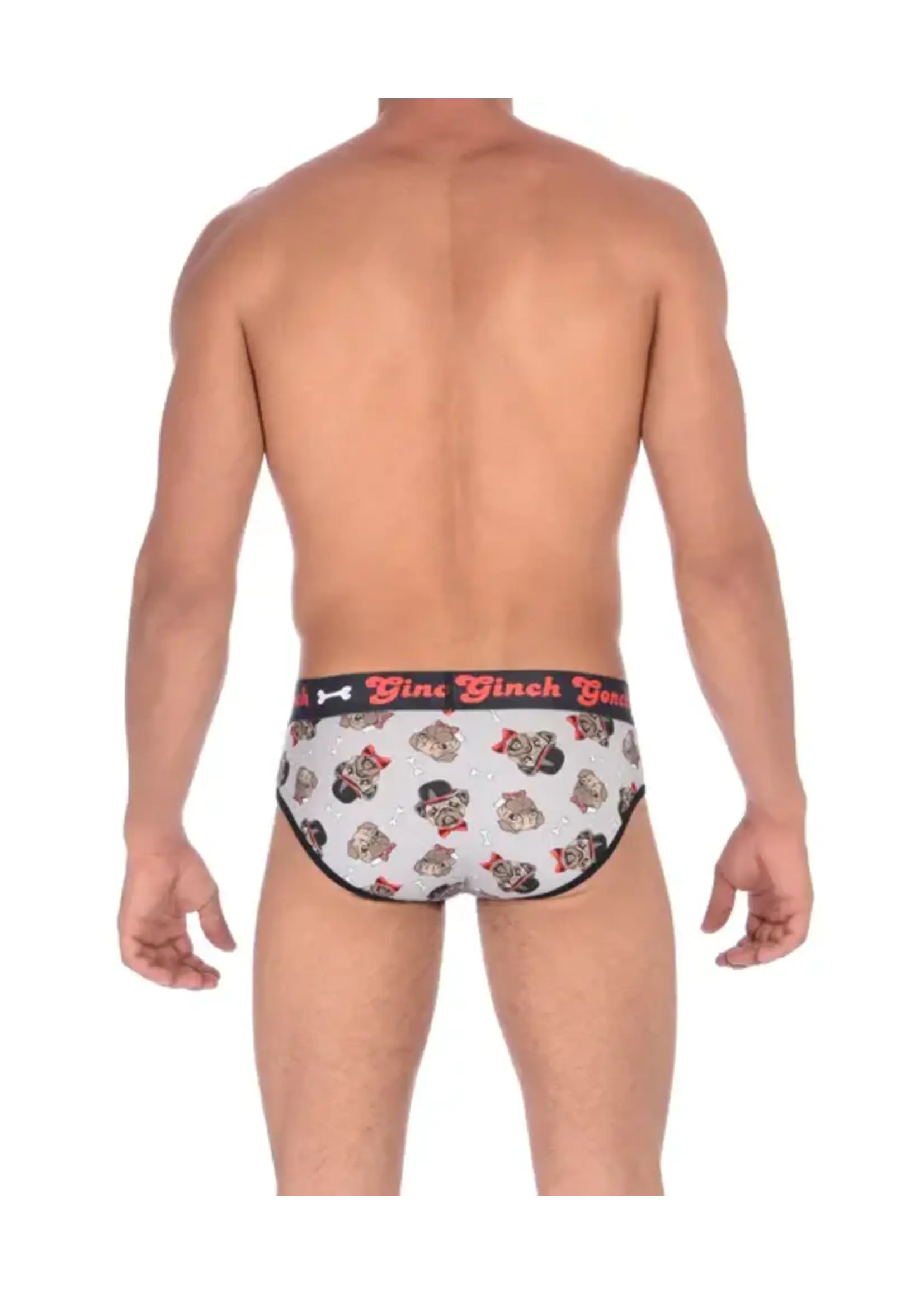 Ginch Gonch Pug Life Low Rise Brief  MED