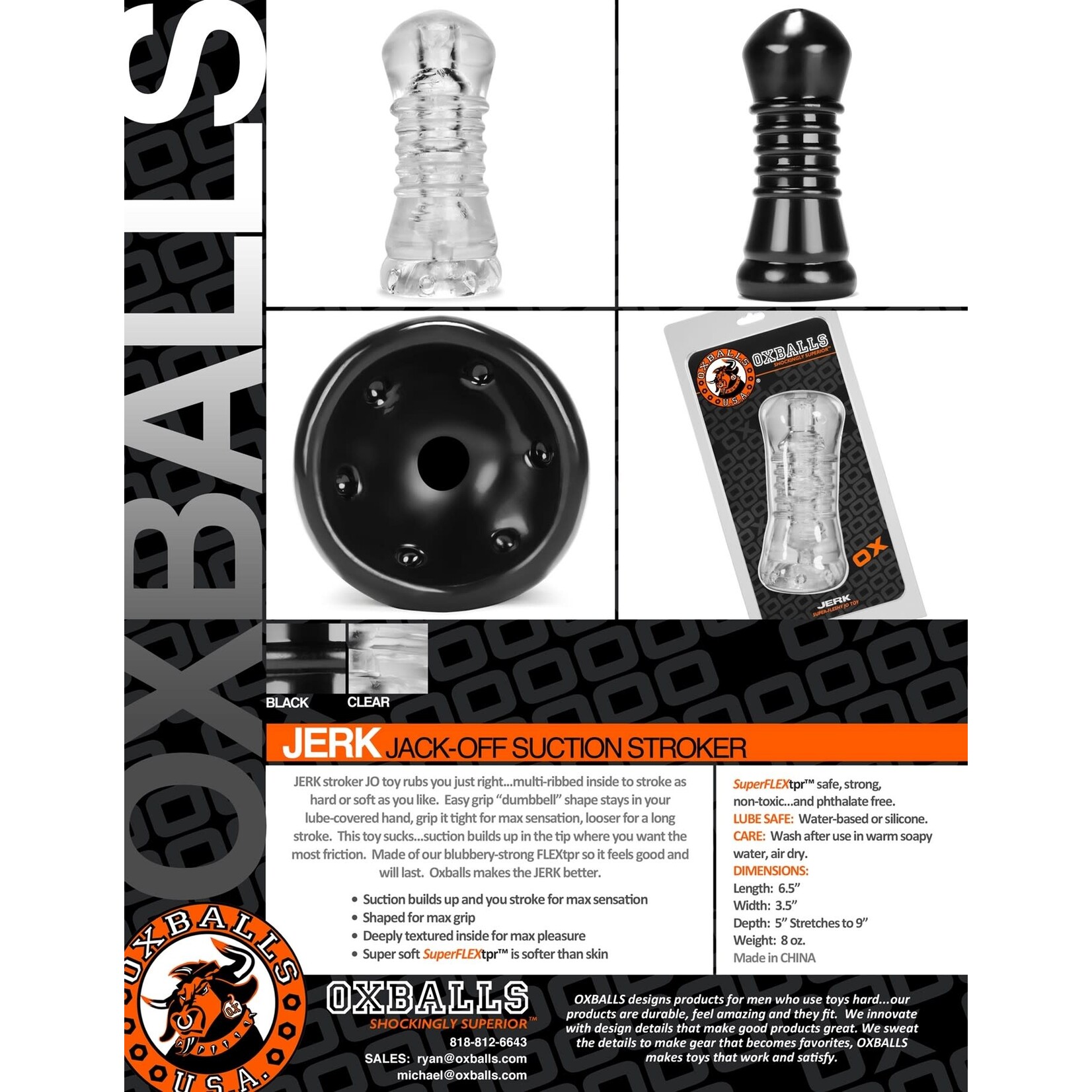 Jerk - Silicone - Clear