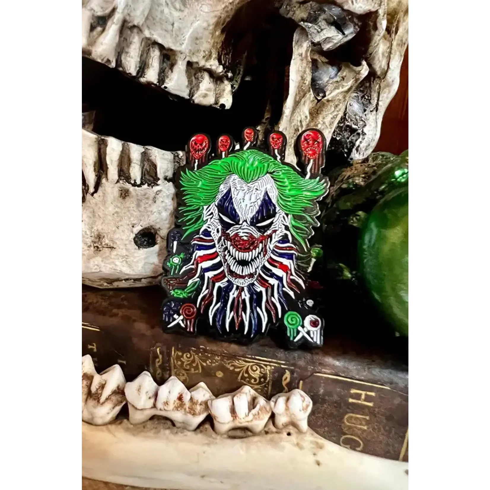 vampirefreaks Killer Clowncore Enamel Pin
