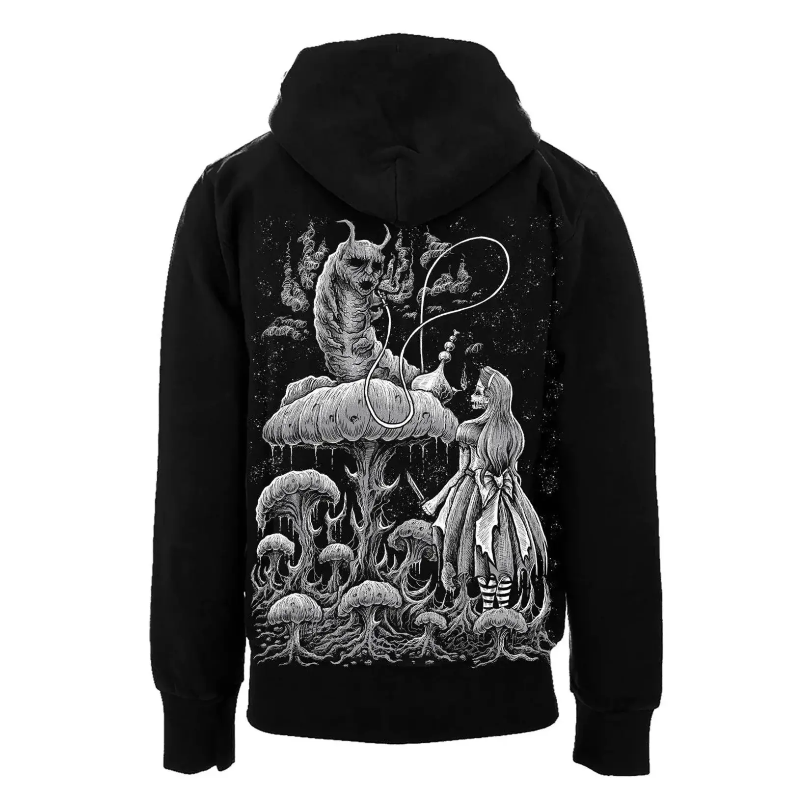 vampirefreaks Alice and the Caterpillar Zip Hoodie