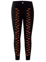vampirefreaks Bat Leggings (Pumpkin Orange)