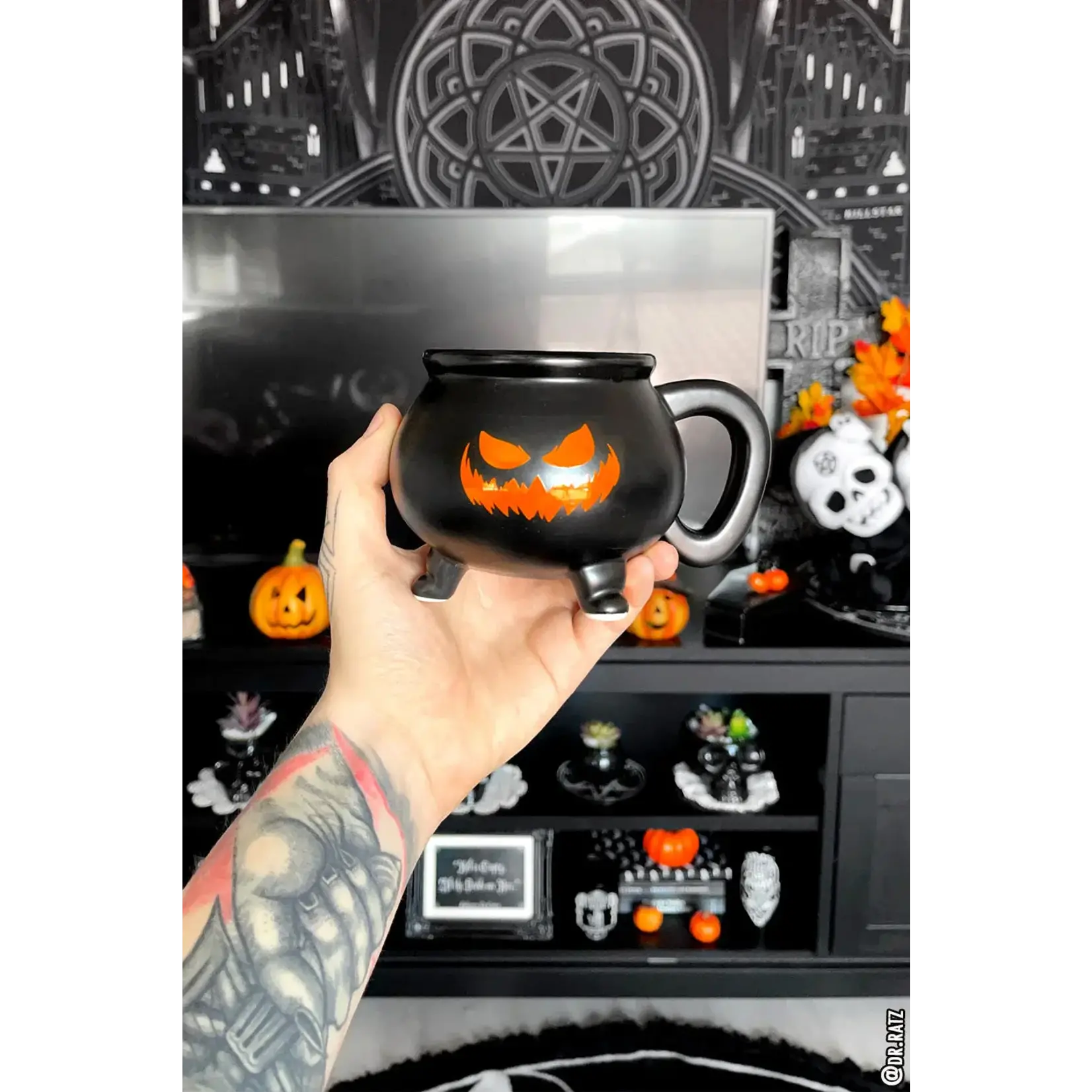 vampirefreaks Halloween Fiend Cauldron Mug
